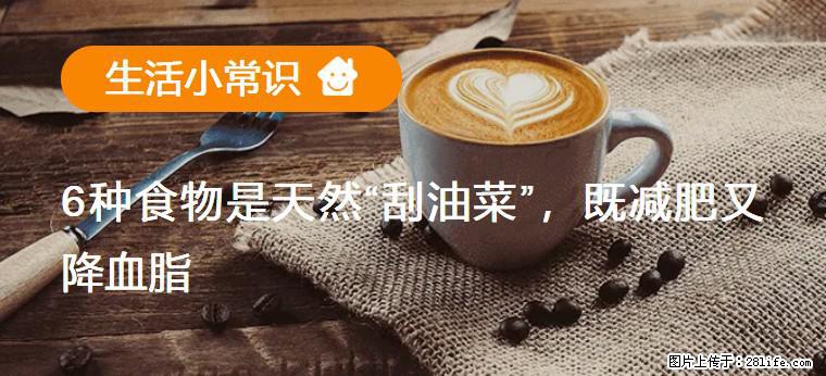 【生活小常识】6种食物是天然“刮油菜”，既减肥又降血脂 - 保定生活资讯 - 保定28生活网 bd.28life.com